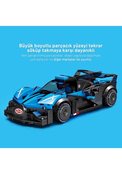 Sembo Block Bugatti Bolide Yapı Bloğu Seti 273 Parça