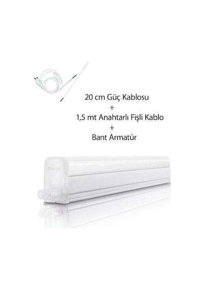 Philips 13W Ayna Üstü Anahtarlı Led Lamba Günışığı Beyaz