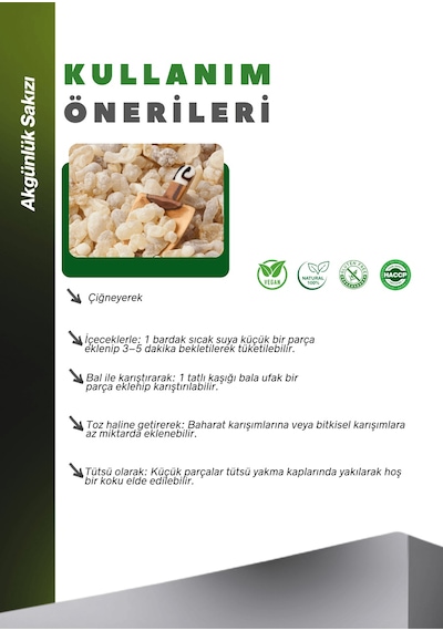 Akgünlük Sakızı 50g Sandaloz Sakızı 50g Set Avantajlı