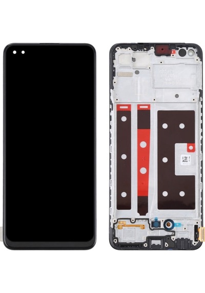 Oppo Uyumlu Oppo Cph2125 Reno 4 Lite Ekran Lcd Full Çıtalı Oled