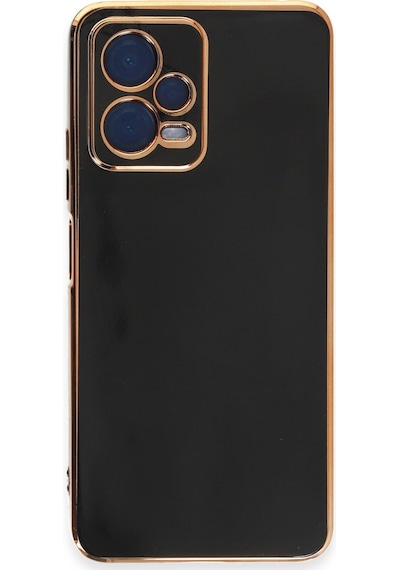 Xiaomi Redmi Note 12 Pro 5g Uyumlu Kılıf Volet Silikon - Siyah