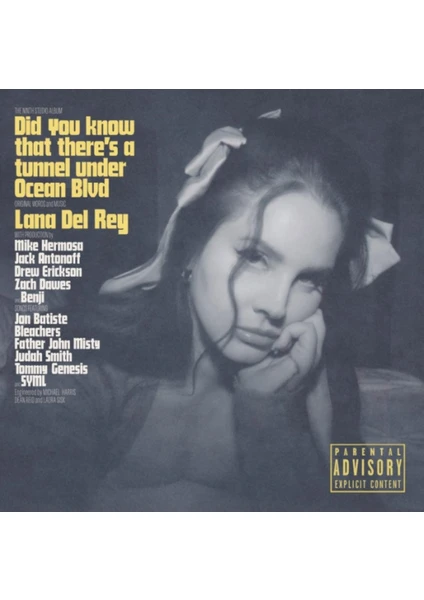 Lana Del Rey - Did You Know That There's A Tunnel Under Ocean Blvd 2lp 180g Black Vinyl Plak
