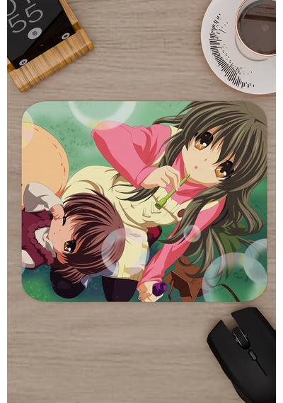 Clannad After Story Anime V2 - 22x18 Gaming Kauçuk Kaymaz Taban Mouse Pad Fare Altlığı