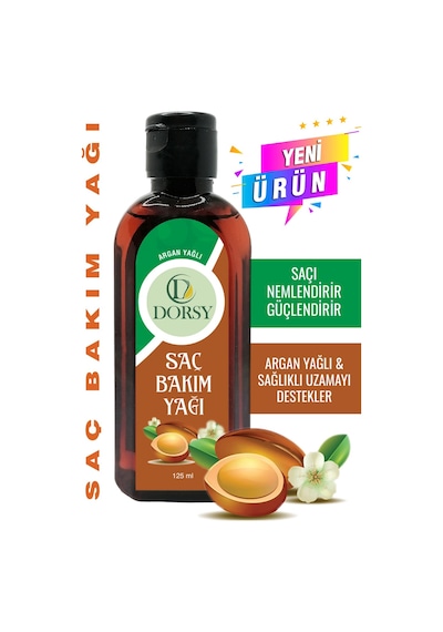 Dorsy Argan Saç Bakım Yağı 125 ML
