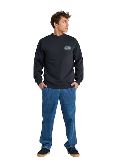 Bıllabong Billabong Foundation Cr Erkek Siyah Sweatshirt Blk SiYAH