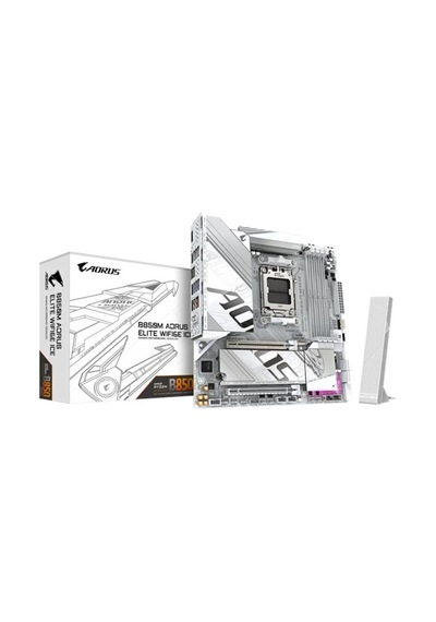 Gigabyte B850m Aorus Elite Wifi6 Ice D5 Am5 Type-c