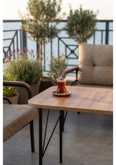 Canisa Ekon Serisi 1. Sınıf 3+1+1 Cappucino Bahçe Balkon Oturma Koltuk Takımı, Canisa Ekon Serisi 1. Sınıf 3+1+1 Cappucino Bahçe Balkon Oturma Koltuk Takımı,