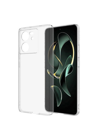 Xiaomi Mi 13t Kılıf Nano Oleofobik Özellikli Sert Arka Yüzey Zore Droga Kapak Renksiz