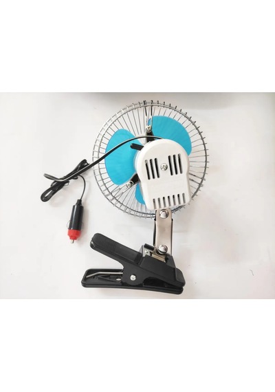 Oto Vantilatör 12 Volt 6 Inç Mandallı Çakmaklık Girişli