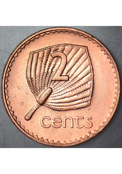Fiji 2 Cent 2001 Kraliçe Iı. Elizabeth. 21,1 Mm Çil -