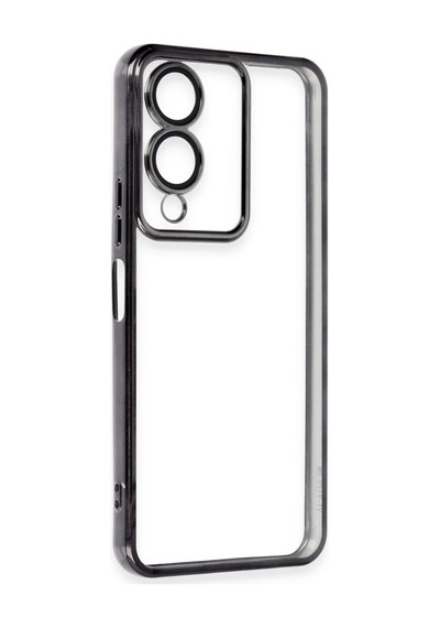 Vivo Y17s Kılıf Razer Lensli Silikon - Siyah 0.2M-Çok Renkli
