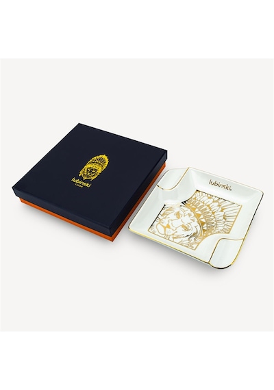 Lubinski Lion Porselen Puro Küllüğü Beyaz/gold 2li 5535at