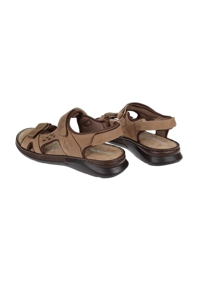 Forelli Hakiki Deri Comfort Cırtlı Erkek Sandalet For-40526 Kum Nubuk-kum Nubuk Kum Nubuk