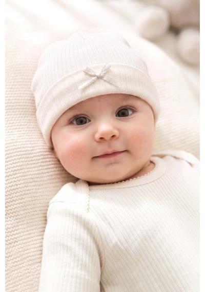 Just Inner Kız Bebek 2'li Pamuk Bere Düz Renk Dokulu Esnek Ve Konforlu 682501 Pembe