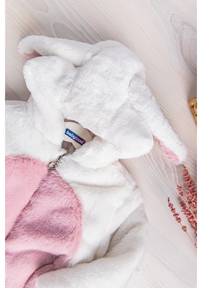 Baby&Kids Tavşan Kulaklı Welsoft Peluş Kız Çocuk Mont (541967969)