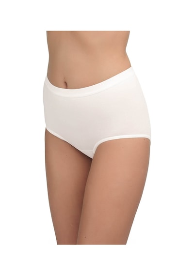 Blackspade 1307 Kadın Pamuklu Yüksek Bel Slip Külot - Krem