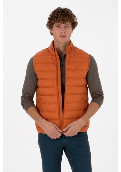 U.s. Polo Assn. Erkek Bakır Yelek Dokuma 50310039-vr182 Bakır