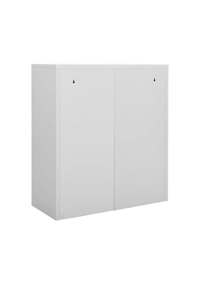 Tr Açık Gri Metal Ofis Saklama Dolabı, 90 X 40 X 102 Cm, 2 Ayarlanabilir Raf, Evrak Düzenlemesi İçin Dayanıklı Sa Genel