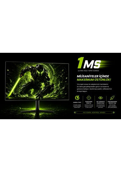 Bronzturq 27" 200hz 1 Ms Dp + Hdmı Fhd Kavisli Monitör Btq270fhd-aa