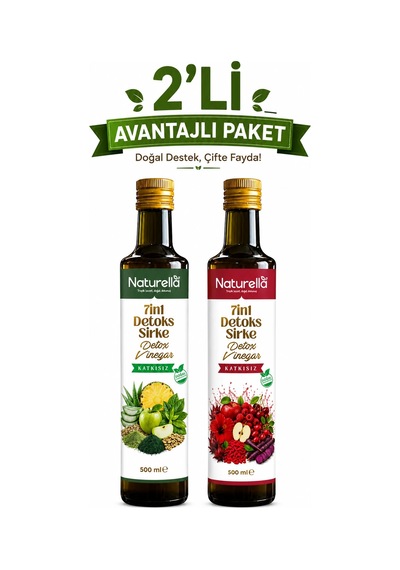 Naturella 7in 1 Green &red Mix Sirke 2'li Set