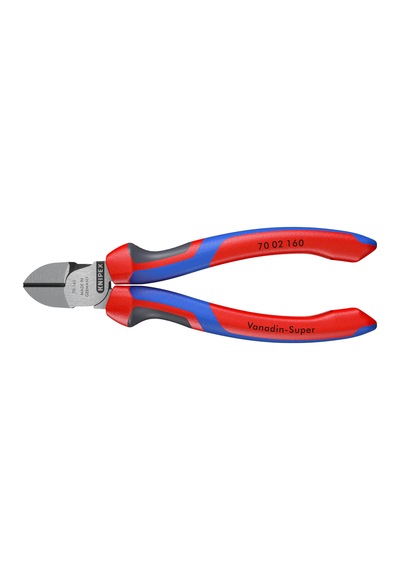 Knipex Diyagonal Kesiciler Siyah Atramentize Edilmiş, Çok Bileşenli Saplarla 160 Mm 70 02 160