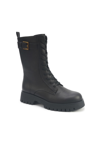 Nine West Greg 5pr Siyah Kadın Düz Bot 000000000102012157 Siyah