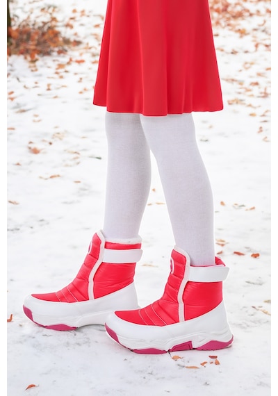Kiko Kids Monny Cırtlı Kız Çocuk Kar Botu Fuşya Fuşya