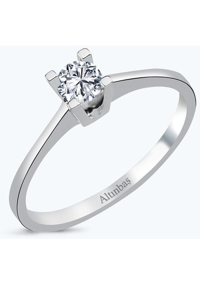 Altınbaş Altın Tektaş Yüzük Yzss012-24875 Çok Renkli