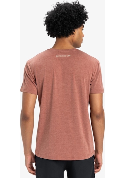 Quiksilver Quıksılver Coastal Run Ss Erkek Henna Heather T-shırt Eqykt04372-cqnh Pembe