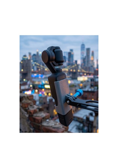 Djı Osmo Pocket 3 Ve Osmo Pocket 4 İçin Gopro Montaj Dönüştürücü Aparatı Gri