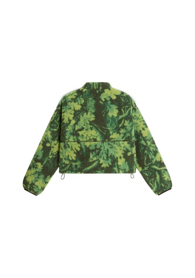 The North Face W Extreme Pıle 2 Fz Jacket -prınt Kadın Ceket Nf0a8kr0t2z1 Yeşil
