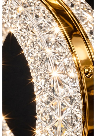 Athena Model 4 Lü Gold Kaplama 3 Renk Kumandalı Salon Mutfak Oturma Yatak Odası Modern Led Avize Sarı