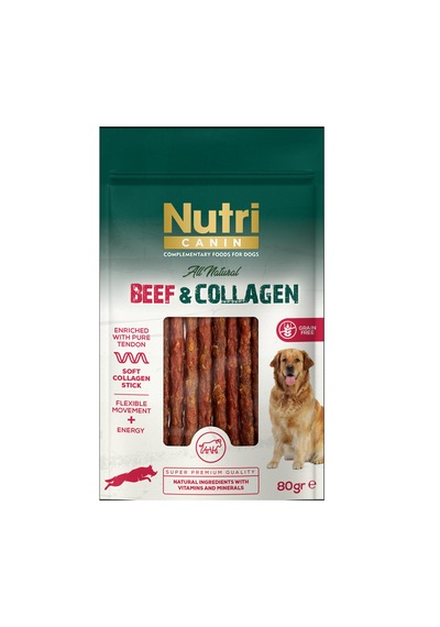 Nutri Canin Beef Collagen Biftekli Köpek Ödülü 80gr