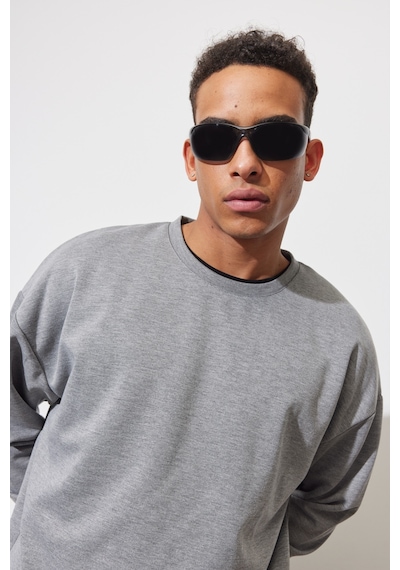 AC&Co / Altınyıldız Classics Erkek Gri Melanj Oversize Fit Bol Kesim Bisiklet Yaka Düz Sweatshirt 4A5221200005GMJM Gri Melanj AC&Co / Altınyıldız Classics Erkek Gri Melanj Oversize Fit Bol Kesim Bisiklet Yaka Düz Sweatshirt 4A5221200005GMJM Gri Melanj