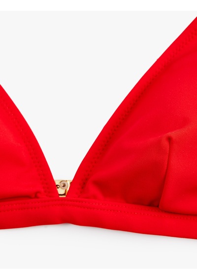 Koton V Yaka Bralet Bikini Üstü Kırmızı 6sak10297mm