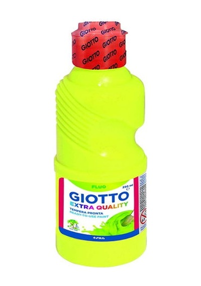Giotto Fluo - Neon Guaj Boya 250 Ml. Fosforlu Sarı