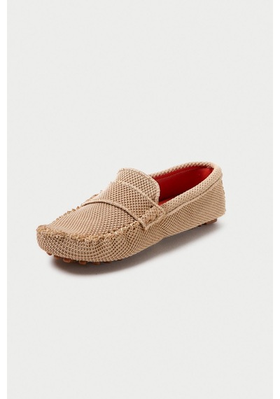 Mubiano Summer Kadın Triko Bej Babet & Loafer -mstb2020-bj Bej