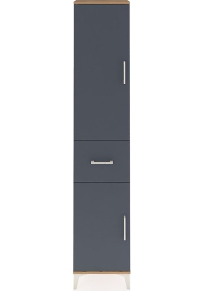 Arges Dolap 4 Raflı Tek Çekmeceli 2 Kapaklı 44x30x221 Çam-ant... Çam
