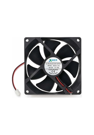 Xmer 92x92x25mm 12v 0,10a 2p Xmer Fan