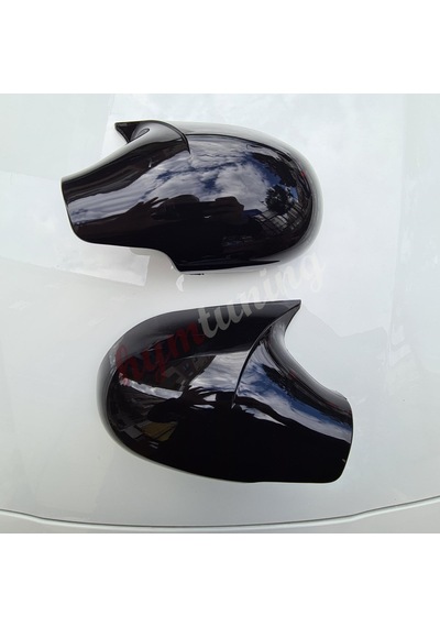 Peugeot 206 Batman Ayna Kapak Piano Black - M4 Model Parlak Siyah