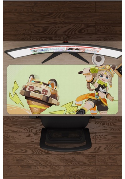 Kachina Genshin Impact Anime Oyuncu V4 - 90x40 Xxl Gaming Mouse Pad Fare Altlığı