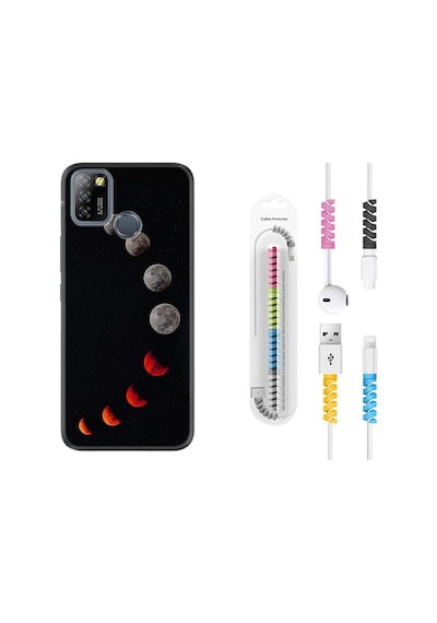Infinix Smart 5 Kılıf Kablo Koruyuculu Mooons 1861