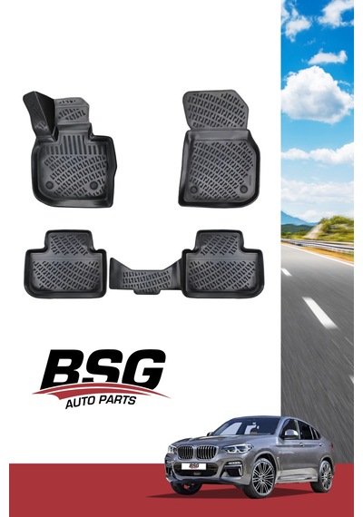 Bmw X4 F26 3D Havuzlu Paspas Bsg Siyah 2018 2021