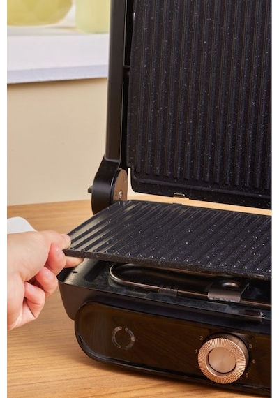 Karaca Gastro Grill Glass Premium 2400 W Tost Makinesi