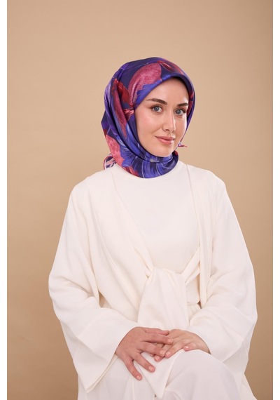Silk Home Twill İpek Eşarp - 11480-86 Morcivert