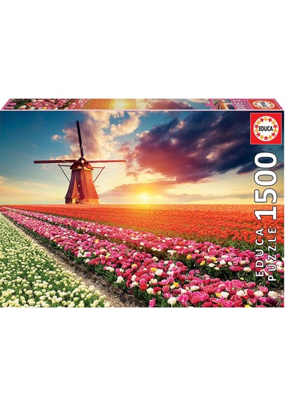Educa Puzzle 1500 Parça Lale Manzarası 18465