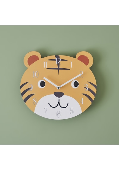 Bella Maison Tiger Çocuk Saati Turuncu 26 x 28 CM Turuncu