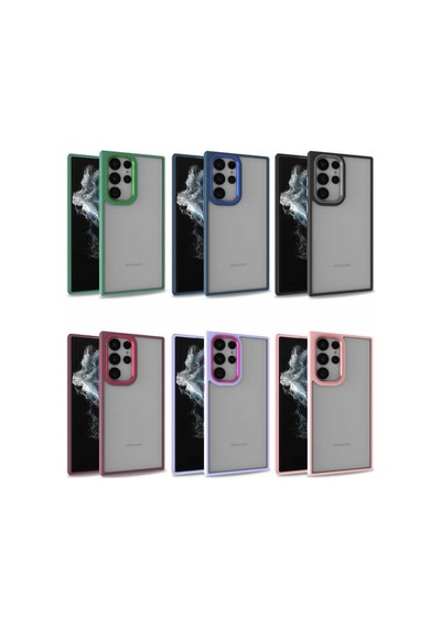 Zore Galaxy S22 Ultra Uyumlu Nvth Flora Kılıf-kırmızı