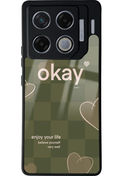 İnfinix Gt 20 Pro Enjoy Your Life Tasarımlı Glossy Telefon Kılıfı Çok Renkli
