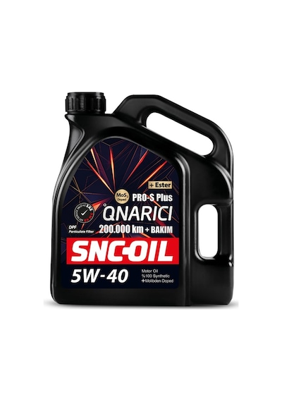 Snc-Oil Icon Group 200.000 KM + Bakım Pro-S Plus Onarıcı 5W-40 Motor Yağı 4 L